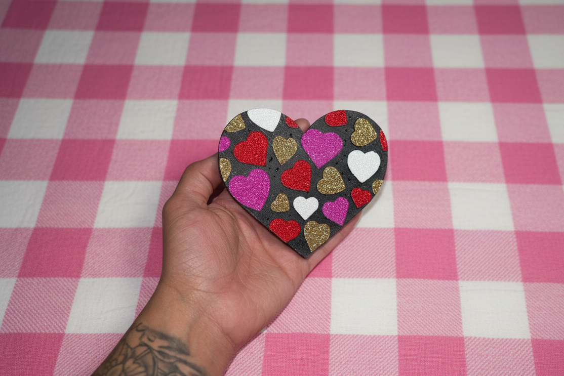 Heart with hearts