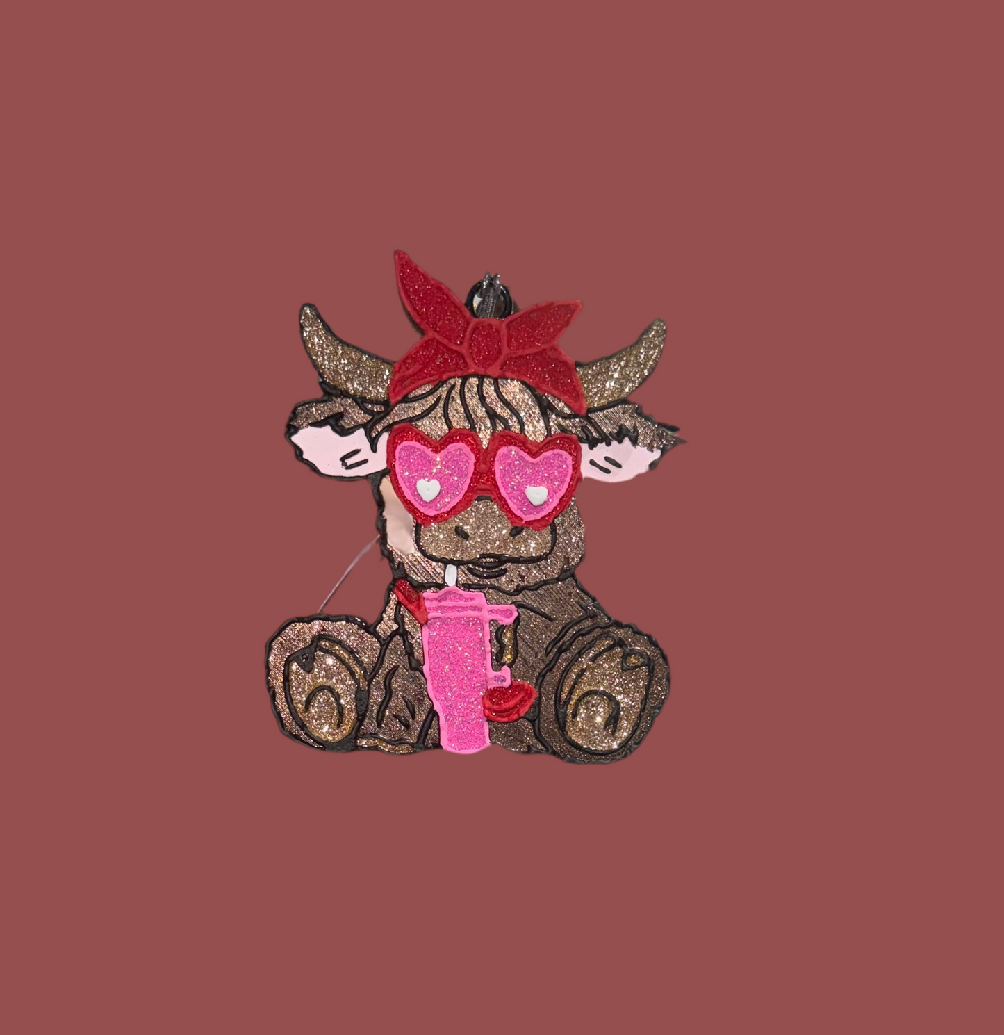 Valentine’s Highland Cow